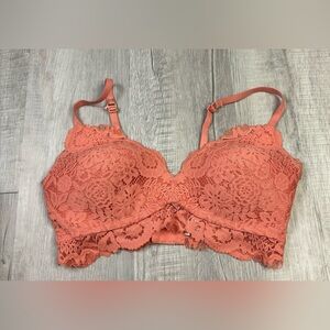 Aerie Coral Lace Bracelet Size 36C